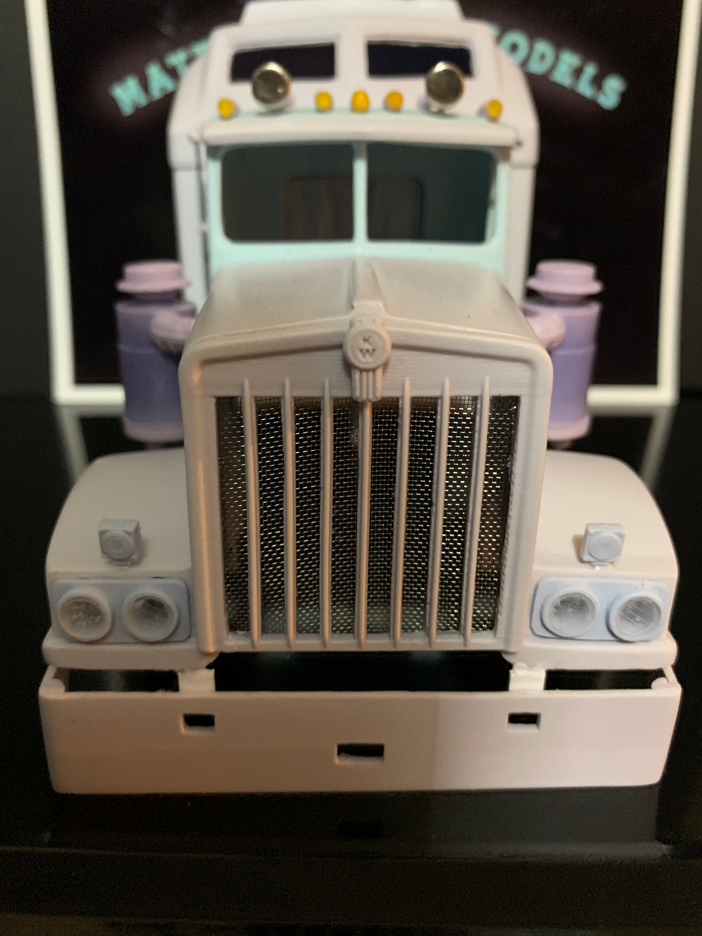 1/25 Kenworth T900 Legend cab kit with 60" Bunk