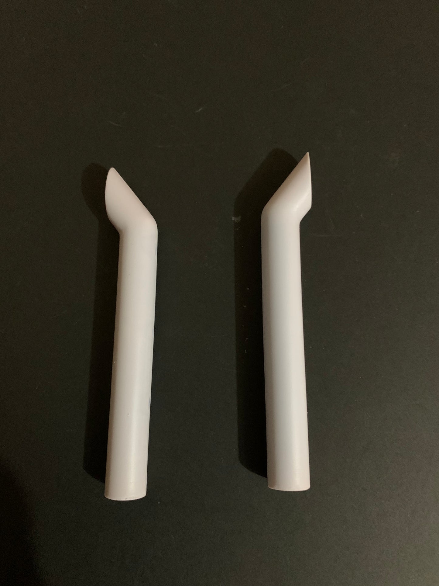 1/25-1/24 1 pair of large Exhaust pipes mandrel bent (bullhorn style) 12"