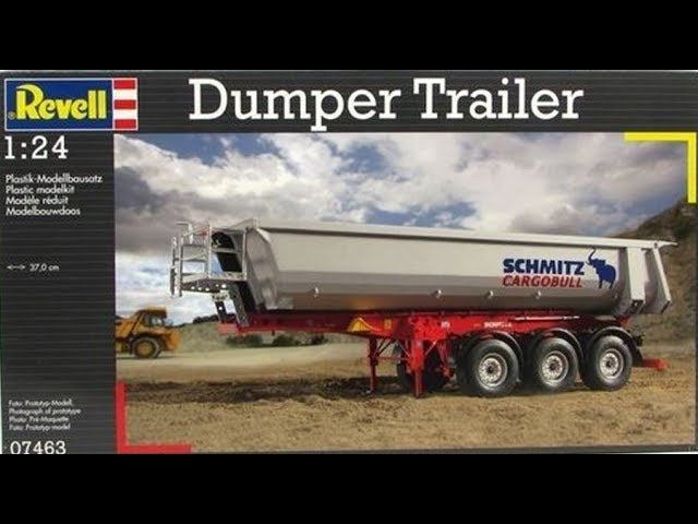 1/24 revell dump trailer new sealed in box.
