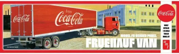 1/25 AMT model fb beaded panel Fruehauf van New sealed in box.