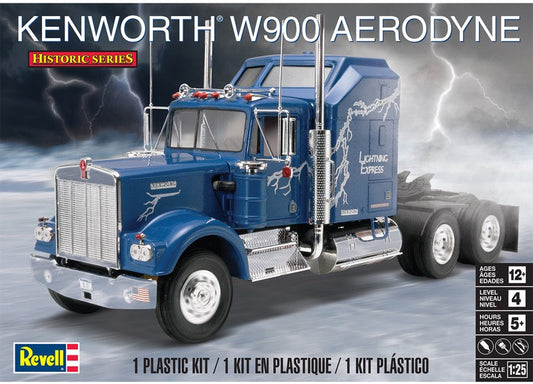 1/25 Revell Kenworth W-900 Aerodyne (snap tight)