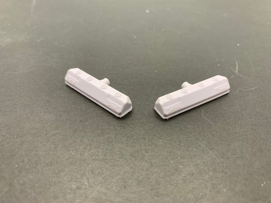 1 pair of modern 12V71TA or 12V92TA Valve covers to suit 1/25 scale AMT or other