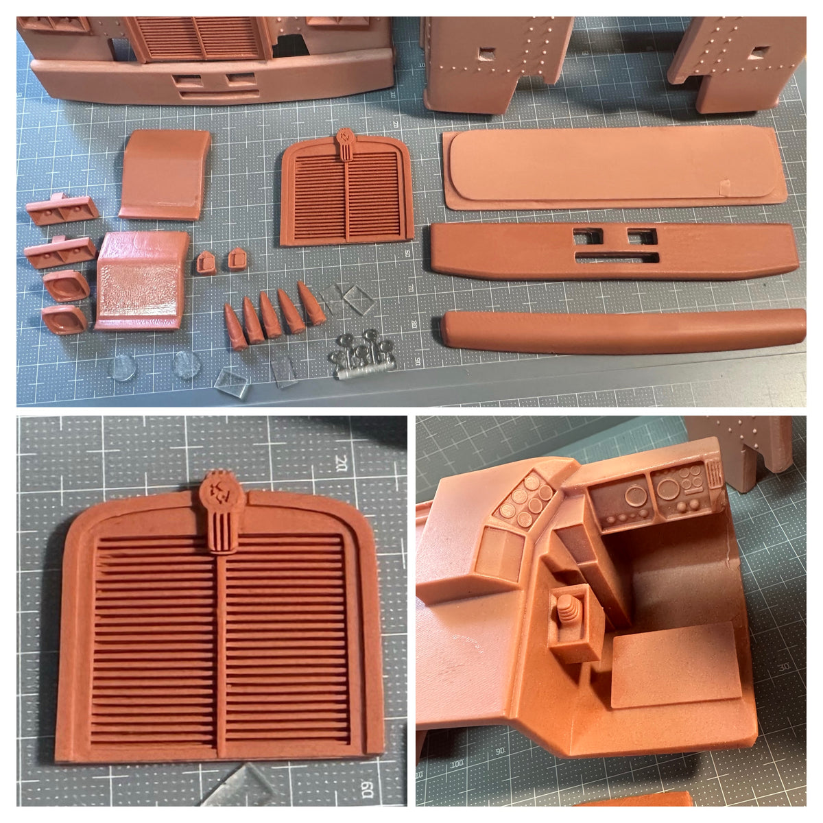 1/25 Kenworth L700-L710 Day cab RHD cab conversion kit