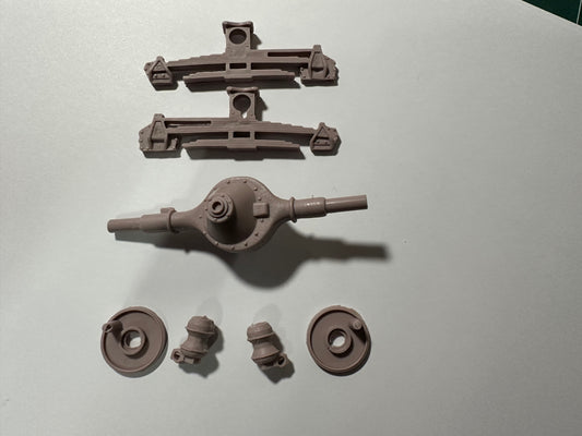 1/25-1/24 single axle and suspension kit