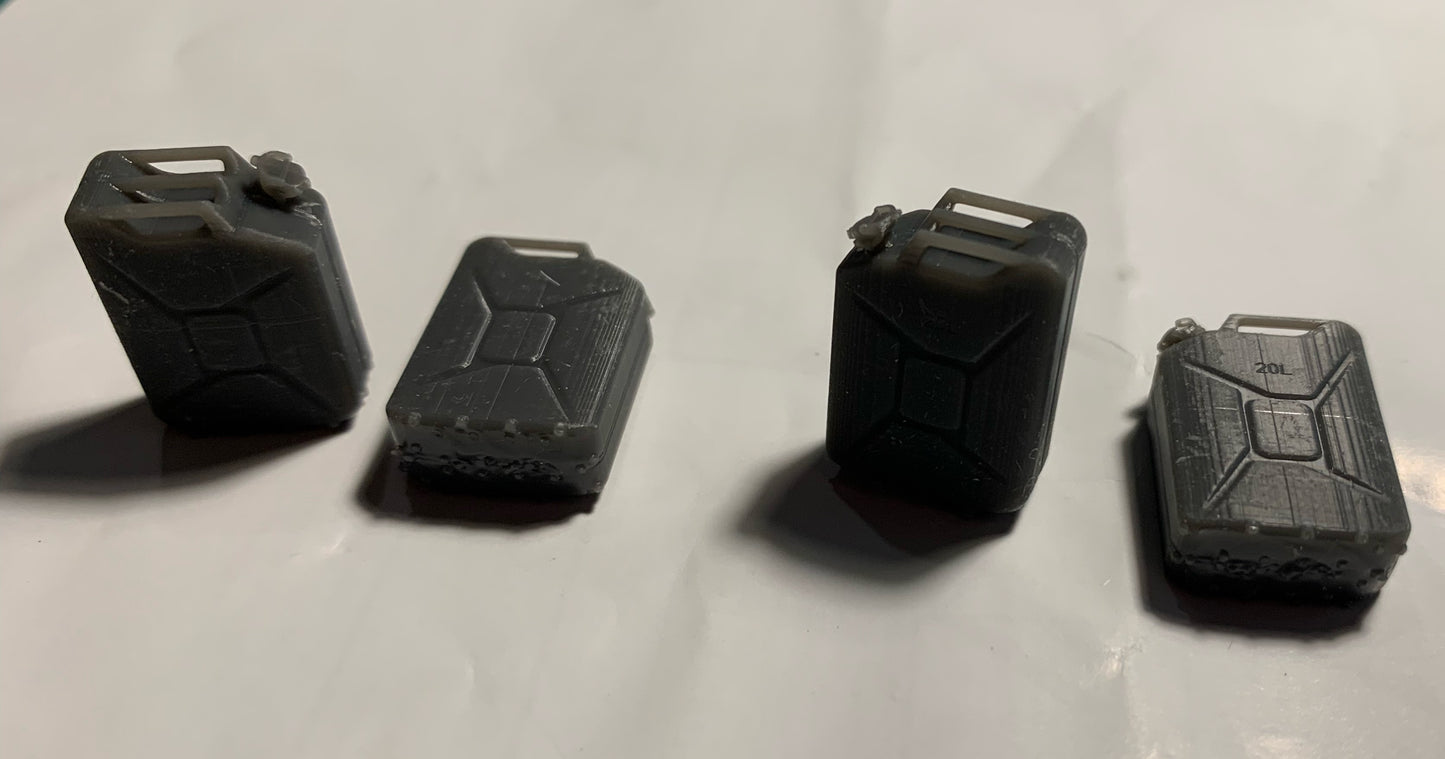 4 x 1/25-1/24 Australian style Jerry cans