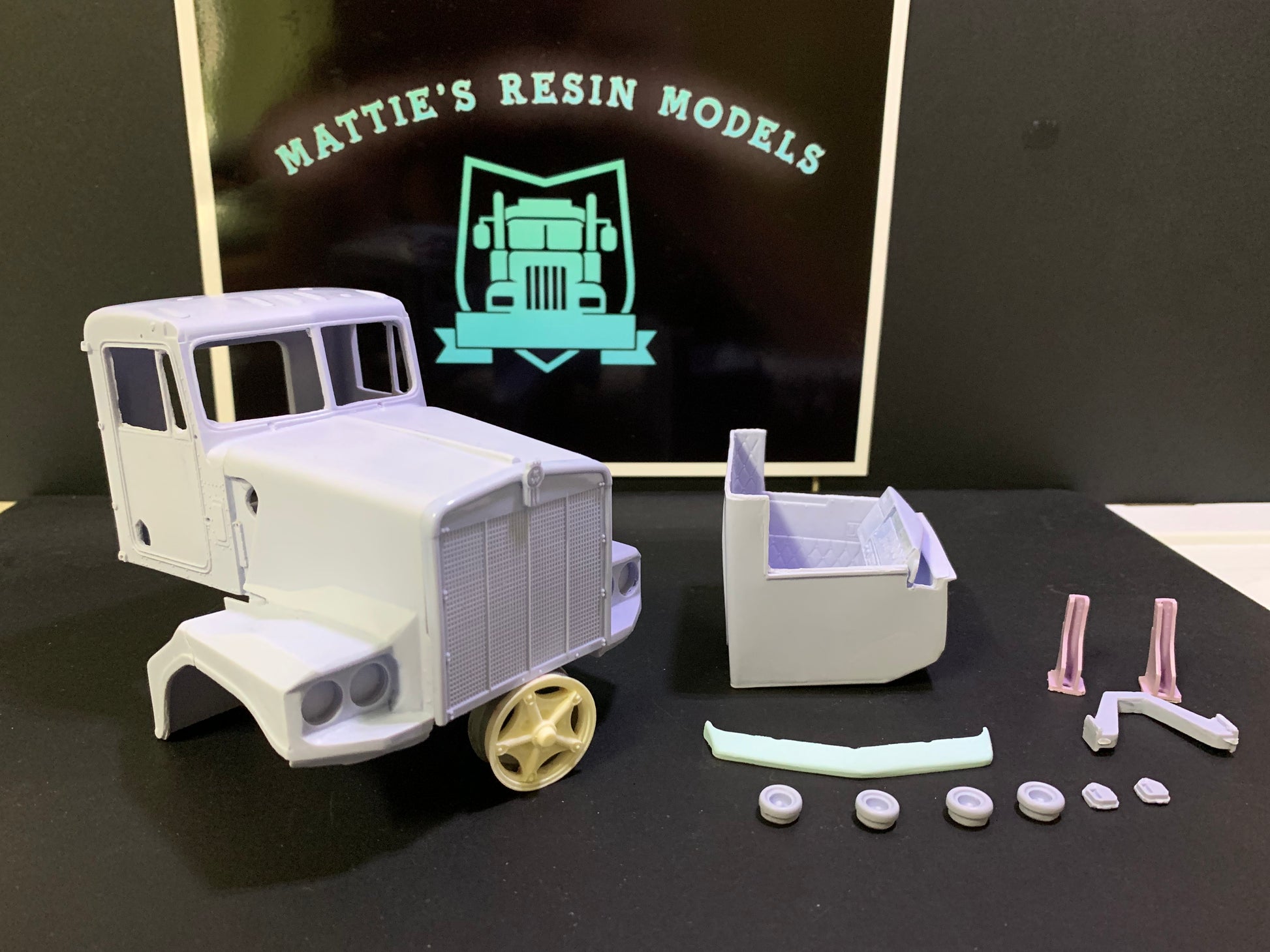 Aussie Convertion Kit 1/25 Kenworth C500 Australian conversion kit. – Mattie's Resin Models