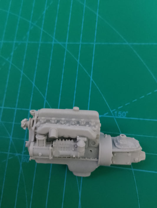 1/25 Perkins Diesel engine and manual gearbox kit