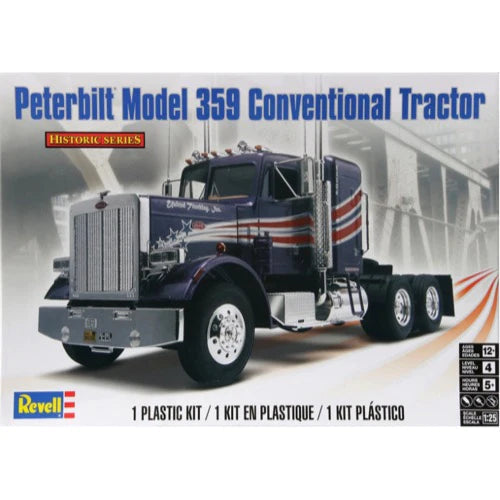 1/25 Revell Peterbilt 359 (snap tight) New sealed in box.