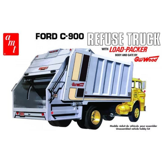 1/25 AMT Ford C900 refuse truck New sealed in box.