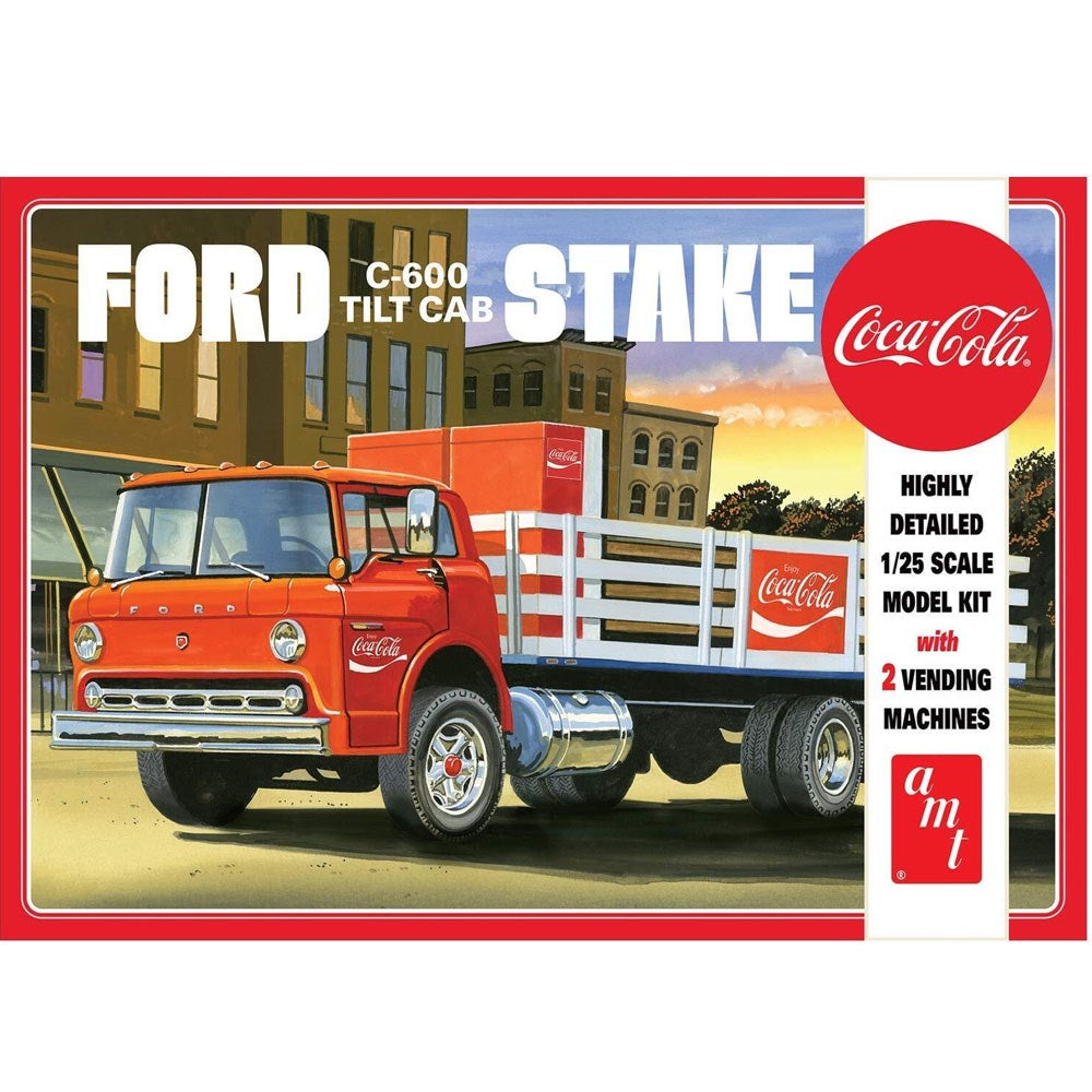 1/25 AMT Ford C600 stake truck New sealed in box.