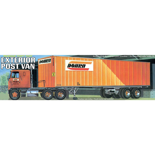 1/25 AMT Fruehauf 44 foot exterior post van New sealed in box.