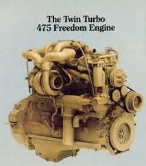 1/25 Cummins NTC 475 Twin turbo engine kit