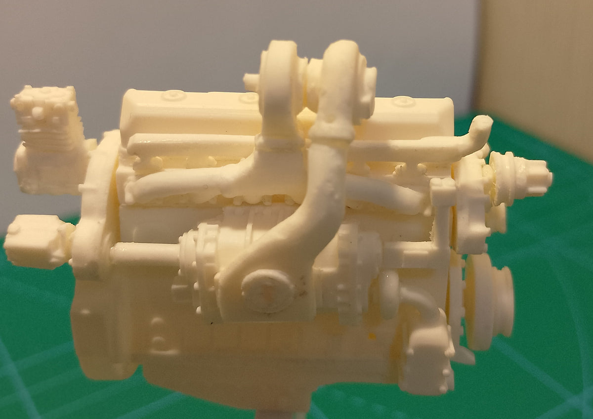 1/25 Detroit Diesel 671TA engine kit – Mattie's Resin Models
